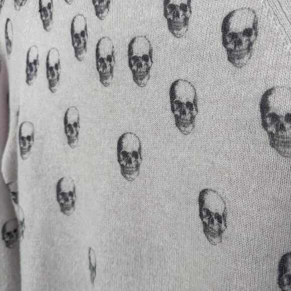 360 Cashmere Skull Sweater - Size S - Missing Label - Picture 4 of 5